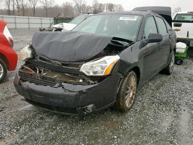 1FAHP36N99W141877 - 2009 FORD FOCUS SES BLACK photo 2