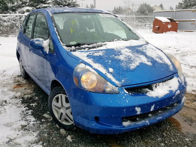 JHMGD37498S802669 - 2008 HONDA FIT BLUE photo 1