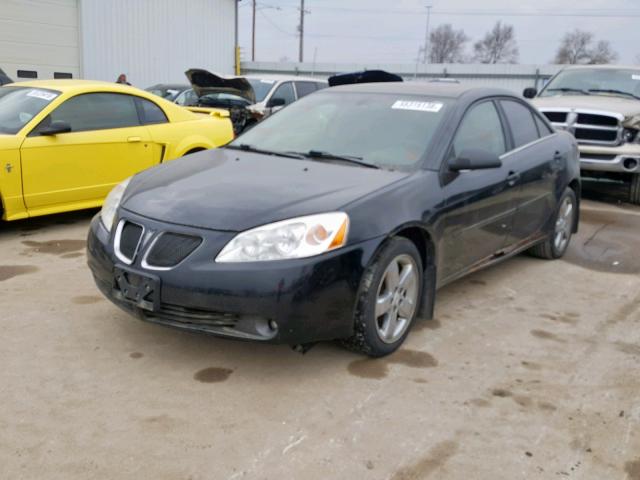 1G2ZH58N874244127 - 2007 PONTIAC G6 GT BLACK photo 2