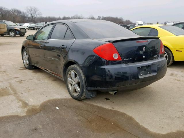 1G2ZH58N874244127 - 2007 PONTIAC G6 GT BLACK photo 3