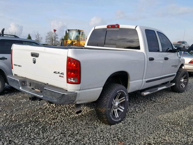 1D7KS28C66J164617 - 2006 DODGE RAM 2500 S WHITE photo 4