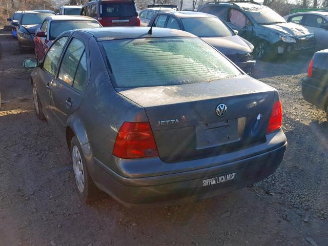 3VWRK69M43M118416 - 2003 VOLKSWAGEN JETTA GL GRAY photo 3