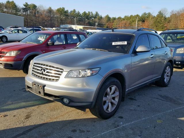 JNRAS08W94X220371 - 2004 INFINITI FX35 GRAY photo 2