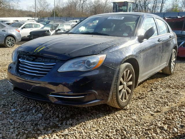 1C3CCBBB1CN302973 - 2012 CHRYSLER 200 TOURIN BLUE photo 2