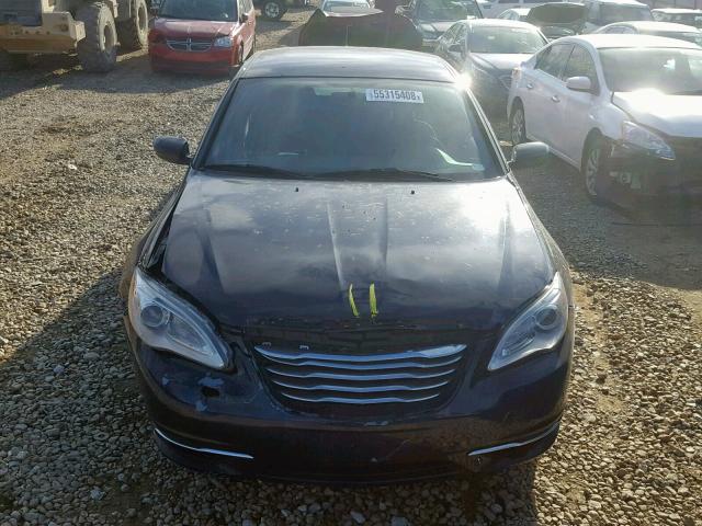 1C3CCBBB1CN302973 - 2012 CHRYSLER 200 TOURIN BLUE photo 7