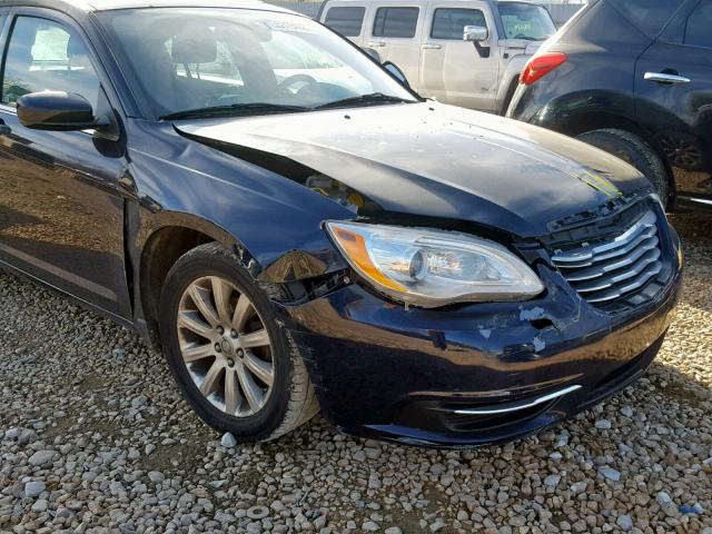 1C3CCBBB1CN302973 - 2012 CHRYSLER 200 TOURIN BLUE photo 9