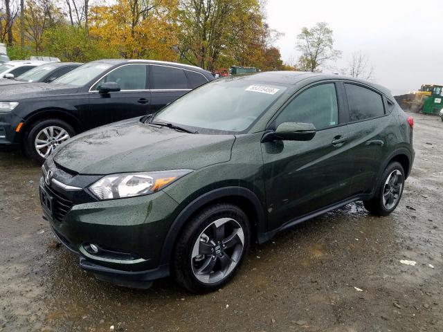 3CZRU6H52JM720262 - 2018 HONDA HR-V EX GREEN photo 2