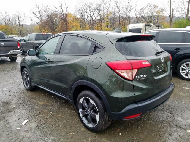 3CZRU6H52JM720262 - 2018 HONDA HR-V EX GREEN photo 3