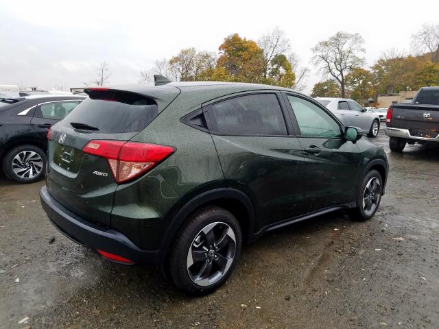 3CZRU6H52JM720262 - 2018 HONDA HR-V EX GREEN photo 4