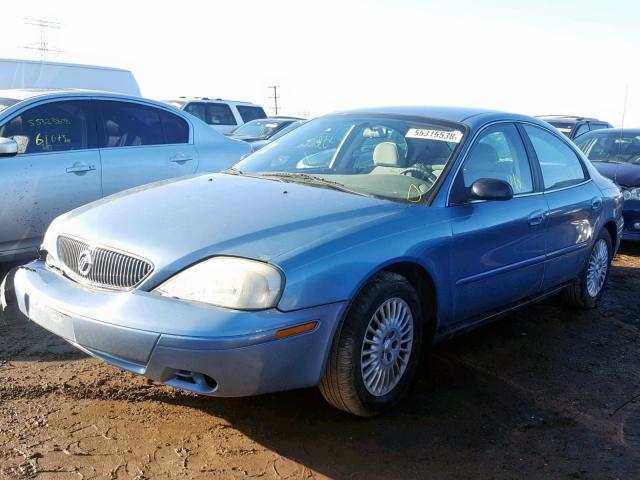 1MEFM50U45A609252 - 2005 MERCURY SABLE GS BLUE photo 2