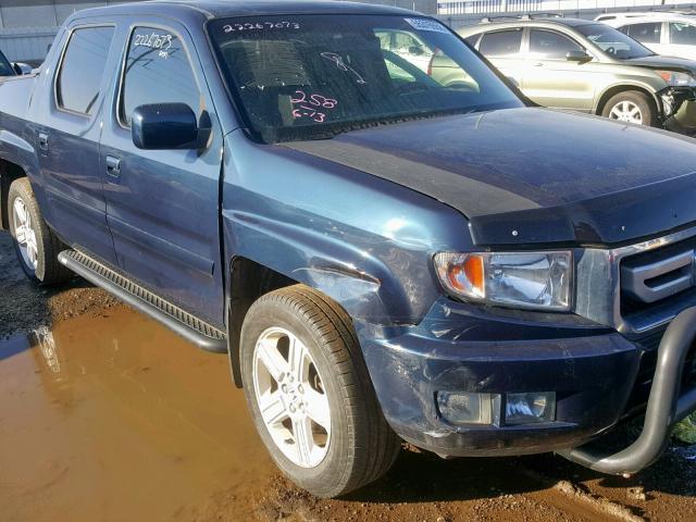 5FPYK1F52AB013929 - 2010 HONDA RIDGELINE BLUE photo 9