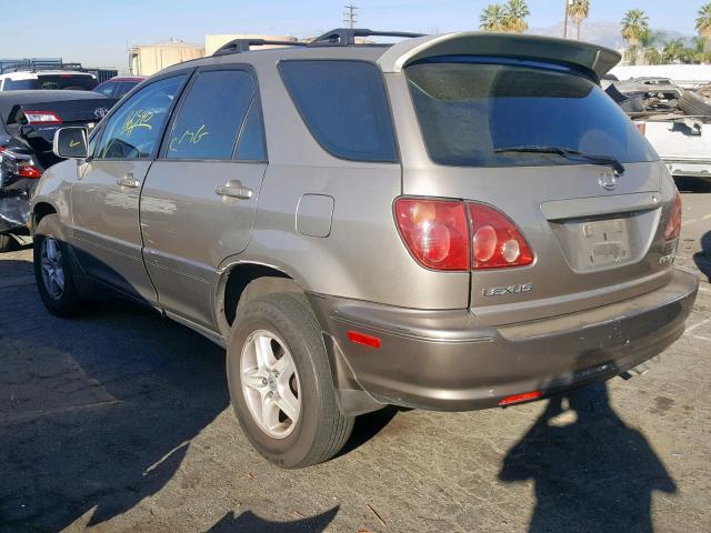 JT6GF10UXY0081596 - 2000 LEXUS RX 300 BEIGE photo 3