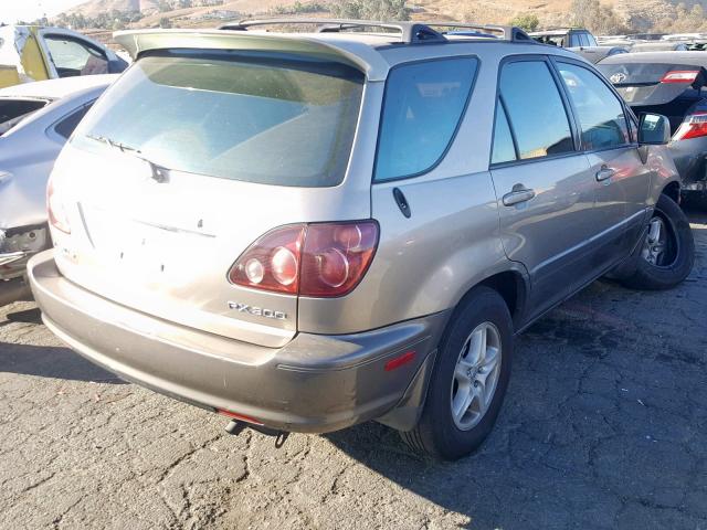 JT6GF10UXY0081596 - 2000 LEXUS RX 300 BEIGE photo 4