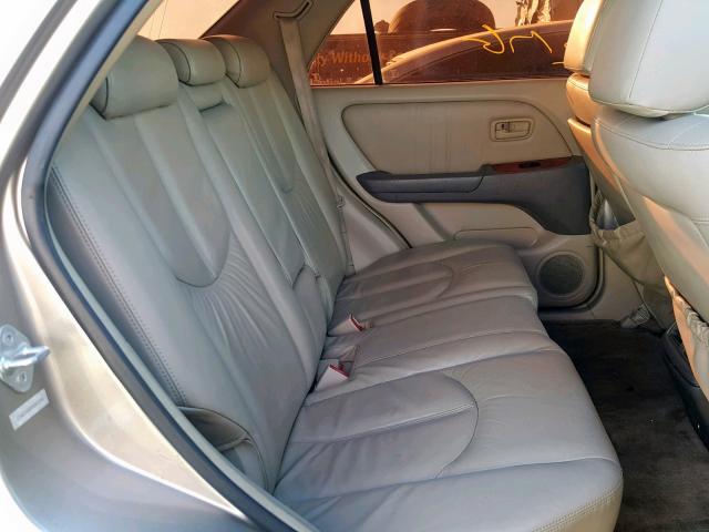 JT6GF10UXY0081596 - 2000 LEXUS RX 300 BEIGE photo 6