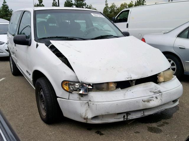4N2ZN1112WD814977 - 1998 NISSAN QUEST XE WHITE photo 1