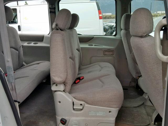 4N2ZN1112WD814977 - 1998 NISSAN QUEST XE WHITE photo 6