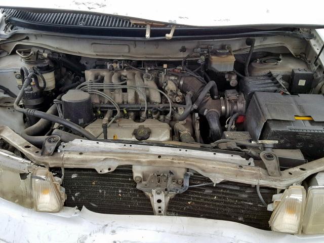 4N2ZN1112WD814977 - 1998 NISSAN QUEST XE WHITE photo 7