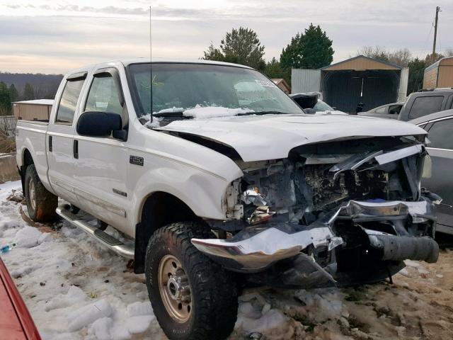 1FTNW21FX1ED86790 - 2001 FORD F250 SUPER WHITE photo 1