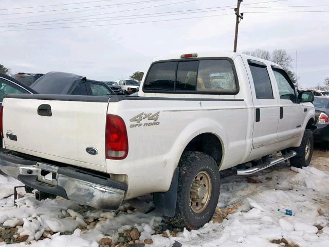 1FTNW21FX1ED86790 - 2001 FORD F250 SUPER WHITE photo 4