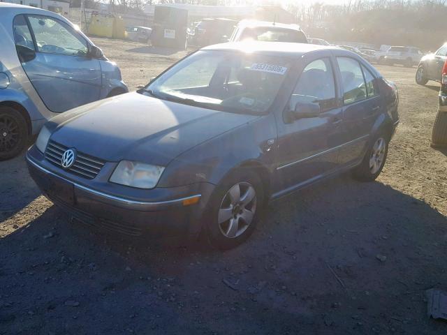 3VWSA69MX4M008024 - 2004 VOLKSWAGEN JETTA GLS BLUE photo 2