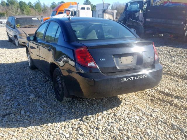 1G8AJ55F77Z188138 - 2007 SATURN ION LEVEL BLACK photo 3