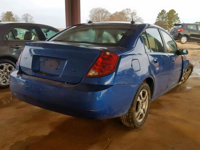 1G8AL54F44Z224746 - 2004 SATURN ION LEVEL BLUE photo 4