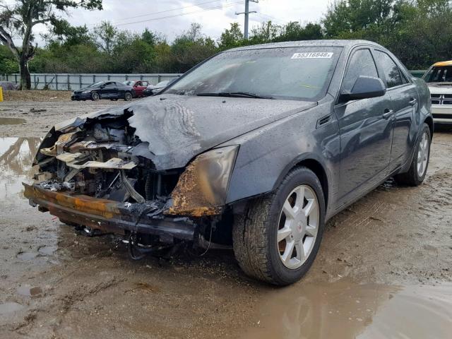 1G6DP57V580117390 - 2008 CADILLAC CTS HI FEA GRAY photo 2