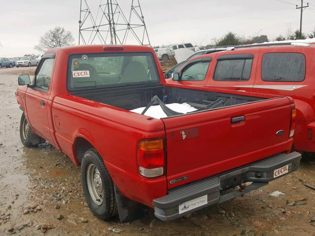 1FTYR10C1XTA01319 - 1999 FORD RANGER RED photo 3