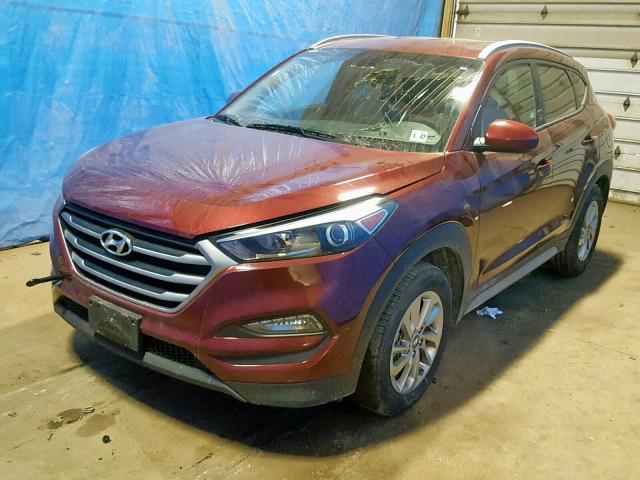 KM8J3CA41JU601437 - 2018 HYUNDAI TUCSON LIM RED photo 2