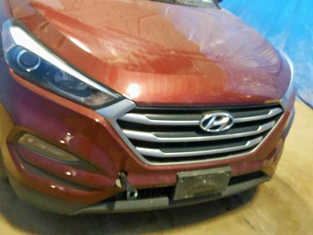 KM8J3CA41JU601437 - 2018 HYUNDAI TUCSON LIM RED photo 9