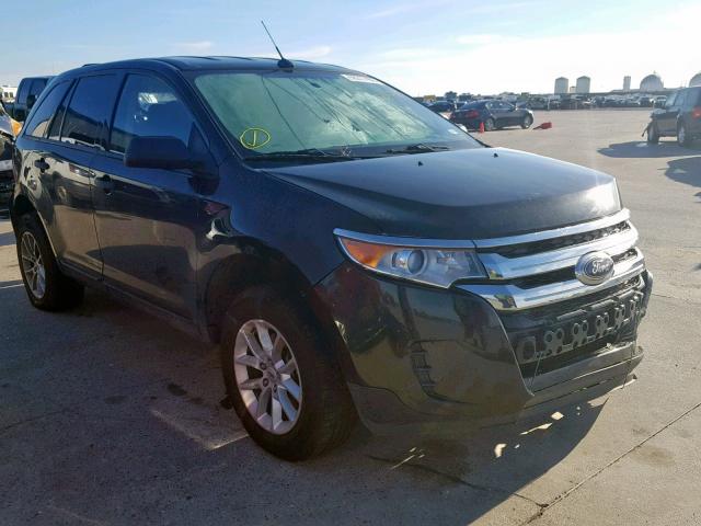 2FMDK3GC8DBB18200 - 2013 FORD EDGE SE BLACK photo 1