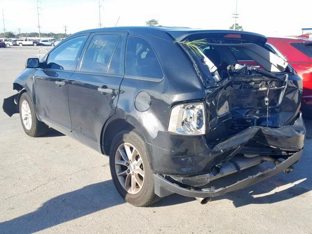 2FMDK3GC8DBB18200 - 2013 FORD EDGE SE BLACK photo 3