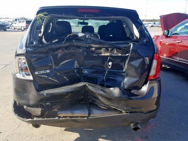 2FMDK3GC8DBB18200 - 2013 FORD EDGE SE BLACK photo 9