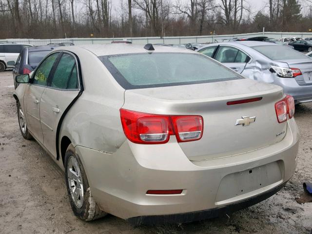 1G11B5SA2DF275897 - 2013 CHEVROLET MALIBU LS GOLD photo 3