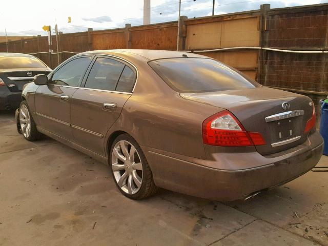 JNKBF01A55M101371 - 2005 INFINITI Q45 BROWN photo 3