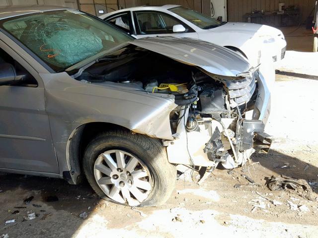 1C3LC46K88N151398 - 2008 CHRYSLER SEBRING LX SILVER photo 9