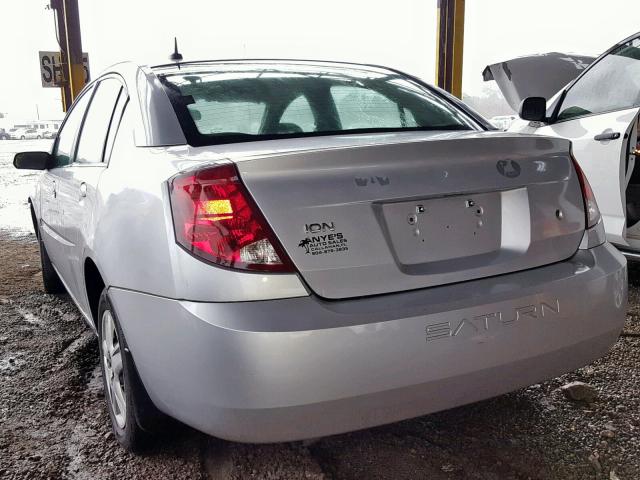 1G8AZ55F37Z104115 - 2007 SATURN ION LEVEL SILVER photo 3