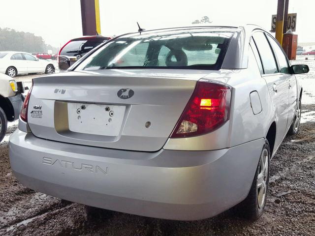 1G8AZ55F37Z104115 - 2007 SATURN ION LEVEL SILVER photo 4