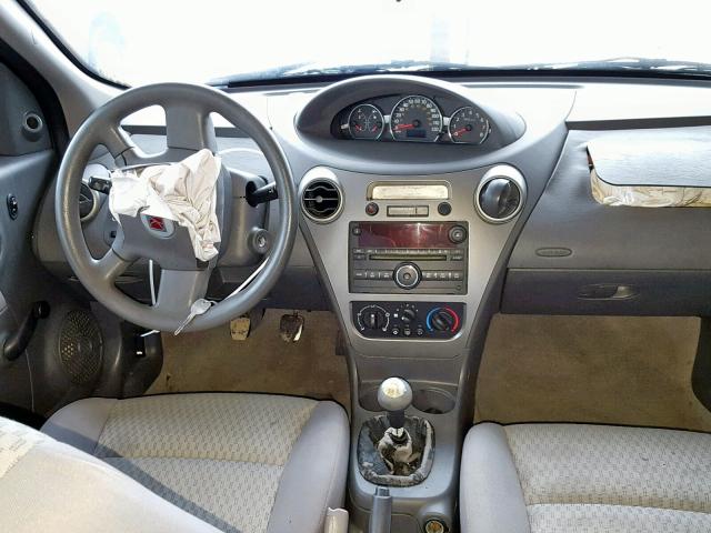 1G8AZ55F37Z104115 - 2007 SATURN ION LEVEL SILVER photo 9