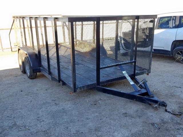 5RHCT1627GH002108 - 2016 UTILITY TRAILER BLACK photo 1