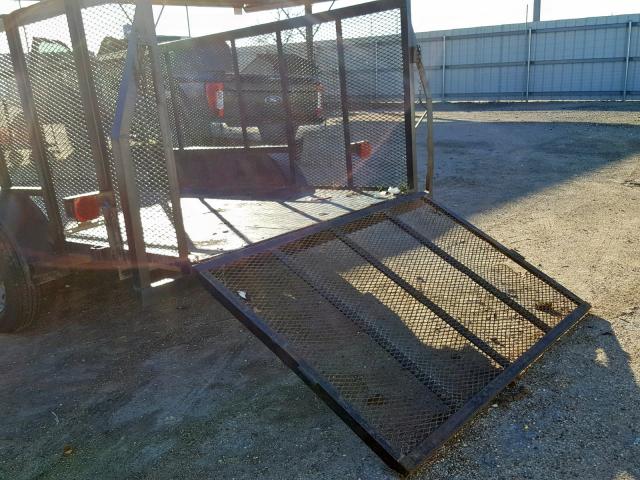 5RHCT1627GH002108 - 2016 UTILITY TRAILER BLACK photo 10