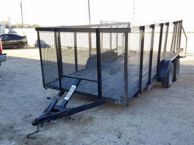 5RHCT1627GH002108 - 2016 UTILITY TRAILER BLACK photo 2
