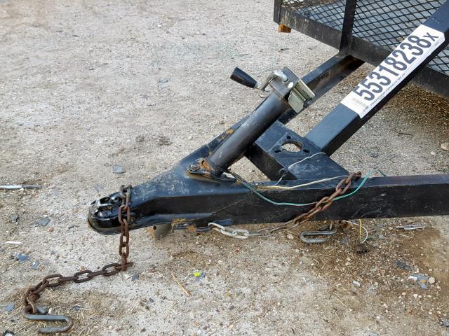 5RHCT1627GH002108 - 2016 UTILITY TRAILER BLACK photo 9