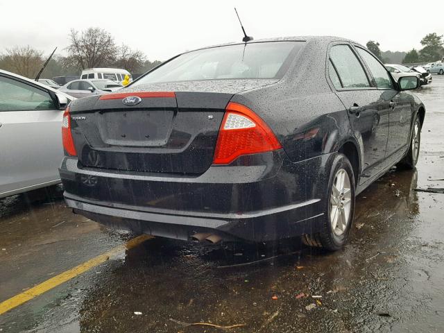 3FAHP0GA8AR292954 - 2010 FORD FUSION S BLUE photo 4