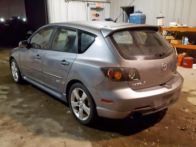 JM1BK343541205189 - 2004 MAZDA 3 HATCHBAC GRAY photo 3