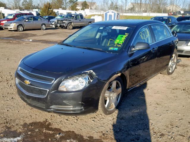 1G1ZJ577094246999 - 2009 CHEVROLET MALIBU 2LT BLACK photo 2