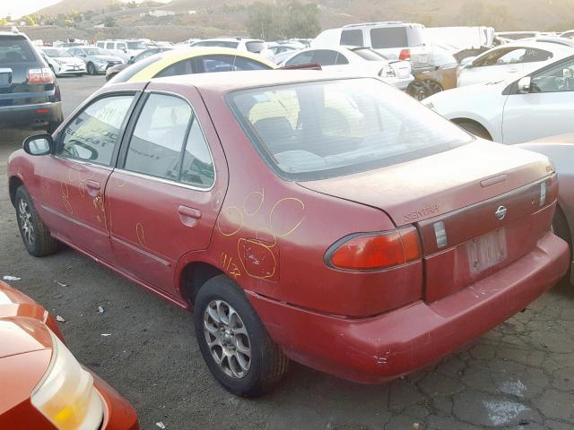 1N4AB41D4TC722877 - 1996 NISSAN SENTRA E MAROON photo 3