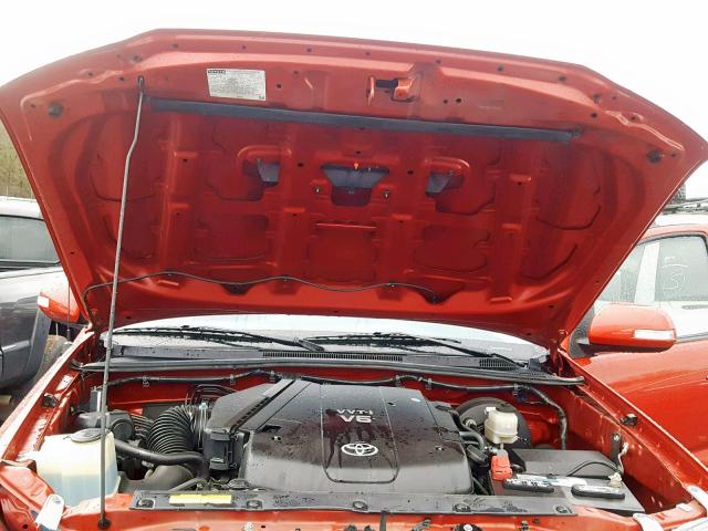 5TFTU4GNXFX064508 - 2015 TOYOTA TACOMA PRE RED photo 7