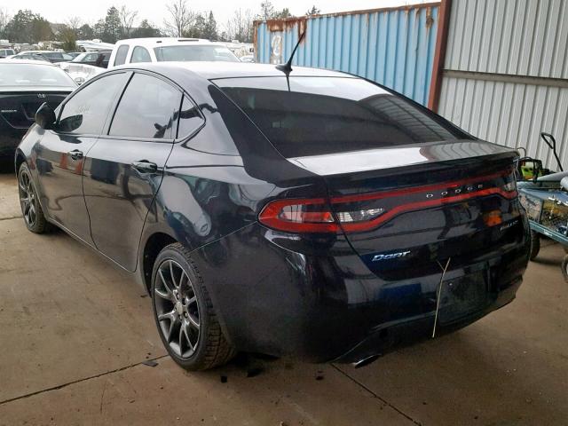 1C3CDFBA3DD111137 - 2013 DODGE DART SXT BLACK photo 3