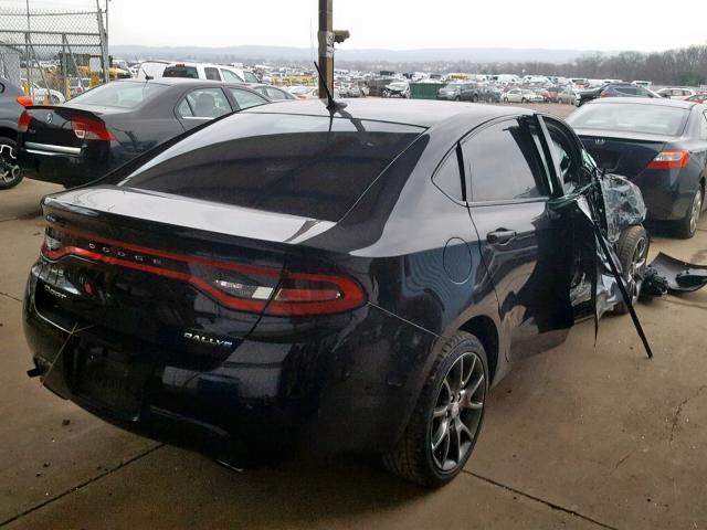 1C3CDFBA3DD111137 - 2013 DODGE DART SXT BLACK photo 4